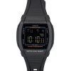 카시오 디지털 스포츠 수지 스트랩 블랙 다이얼 쿼츠 W-201-1B 남성용 시계