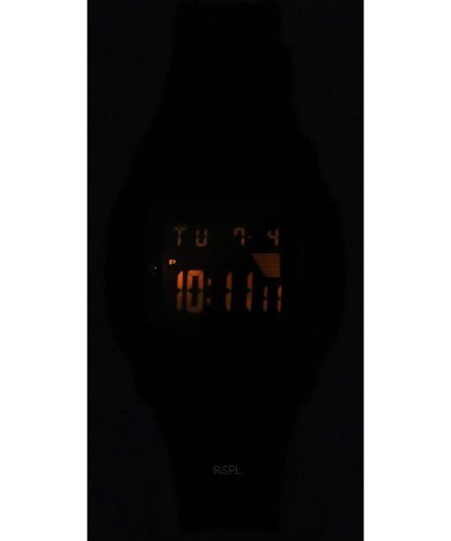 카시오 디지털 스포츠 수지 스트랩 블랙 다이얼 쿼츠 W-201-1B 남성용 시계