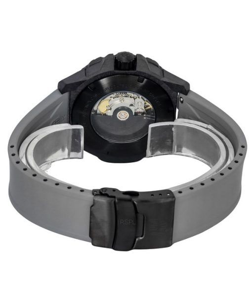 Luminox Master Carbon SEAL 그레이 러버 스트랩 블랙 다이얼 스위스 오토매틱 다이버 XS.3862 200M 남성용 시계