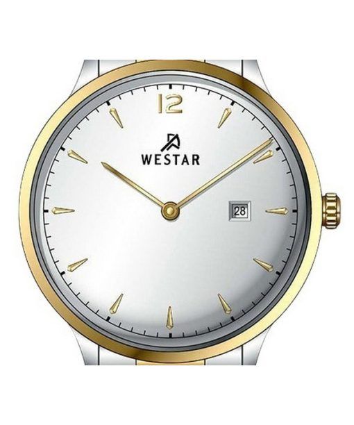 Westar Profile 스테인레스 스틸 실버 다이얼 쿼츠 40218CBN107 여성용 시계