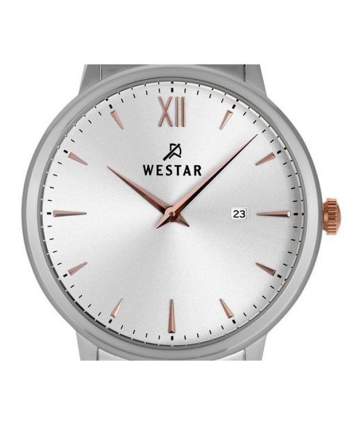 Westar Profile 스테인레스 스틸 실버 다이얼 쿼츠 50215SPN607 남성용 시계