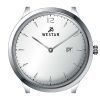 Westar Profile 가죽 스트랩 실버 다이얼 쿼츠 50217STN107 남성용 시계