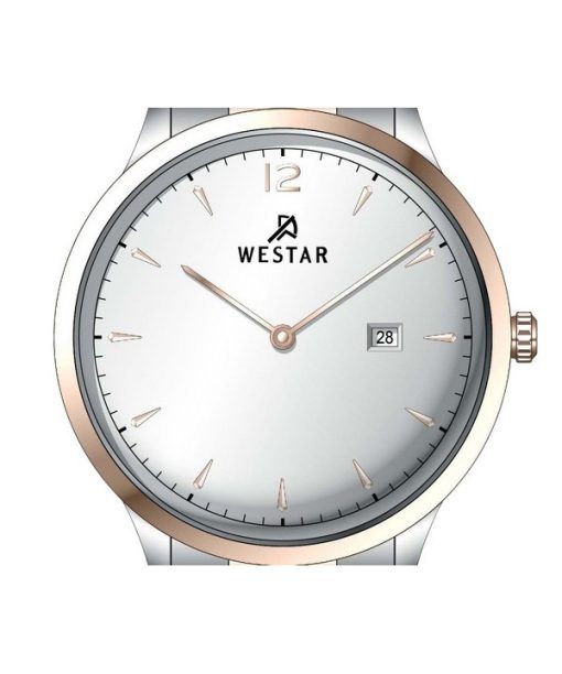 Westar Profile 스테인레스 스틸 실버 다이얼 쿼츠 50218SPN607 남성용 시계