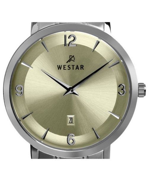 Westar Profile 스테인레스 스틸 샴페인 다이얼 쿼츠 50220STN102 남성용 시계