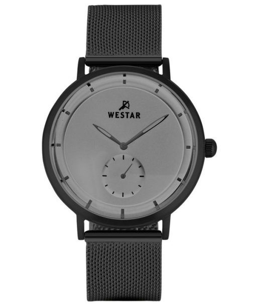 Westar Profile 스테인레스 스틸 그레이 다이얼 쿼츠 50247BBN306 남성용 시계