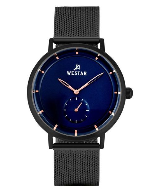 Westar Profile 스테인레스 스틸 블루 다이얼 쿼츠 50247BBN604 남성용 시계