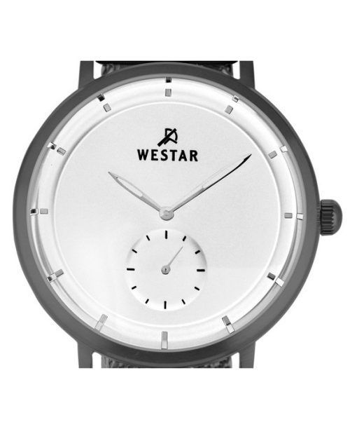 Westar Profile 스테인레스 스틸 화이트 다이얼 쿼츠 50247GGN107 남성용 시계