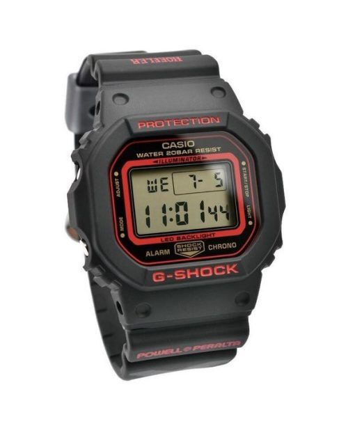 Casio G-Shock 디지털 Kelvin Hoefler X Powell Peralta 협업 쿼츠 DW-5600KH-1 200M 남성용 시계