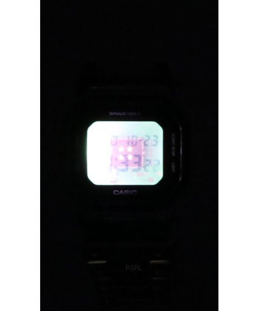 Casio G-Shock 40주년 기념 한정판 디지털 클리어 리믹스 투명 쿼츠 DWE-5640RX-7 200M 남성용 시계