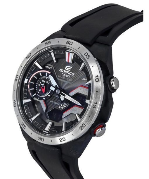 Casio Edifice Windflow Mobile link 아날로그 디지털 블랙 다이얼 Solar ECB-2200P-1A 100M 남성용 시계