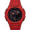 Casio G-Shock 아날로그 디지털 레진 스트랩 블랙 다이얼 쿼츠 GA-B001-4A 200M 남성용 시계