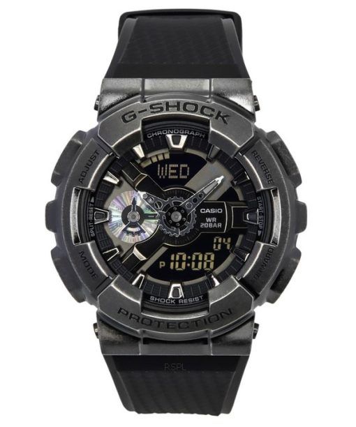 Casio G-Shock 아날로그 디지털 레진 스트랩 그레이 다이얼 쿼츠 GM-110VB-1A 200M 남성용 시계