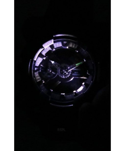 Casio G-Shock 아날로그 디지털 레진 스트랩 그레이 다이얼 쿼츠 GM-110VB-1A 200M 남성용 시계