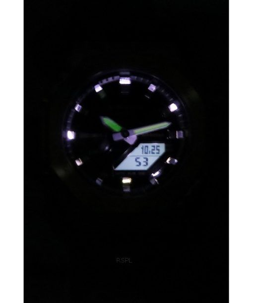 Casio G-Shock 유틸리티 메탈 컬렉션 아날로그 디지털 천 스트랩 블랙 다이얼 쿼츠 GM-2100C-5A 200M 남성용 시계