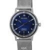 Iron Annie 100 Jahre Bauhaus 스테인레스 스틸 메쉬 팔찌 블루 다이얼 쿼츠 5046M3 남성용 시계