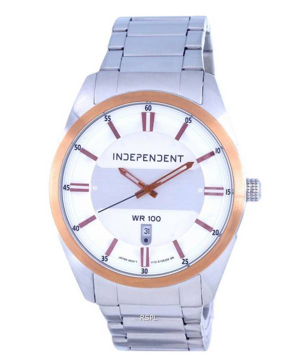 독립 스테인레스 스틸 화이트 다이얼 쿼츠 IB5-331-11 독립 스테인레스 스틸 화이트 다이얼 쿼츠 IB5-331-11.G 100M 남성용 시계