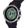 Casio Pro Trek Climber Line 디지털 바이오 기반 수지 스트랩 터프 솔라 PRW-35-1A 100M 남성용 시계