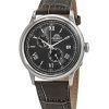 Orient Bambino 버전 8 클래식 가죽 스트랩 그레이 다이얼 오토매틱 RA-AK0704N10B 남성용 시계