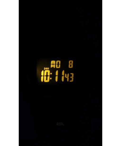 Casio 표준 일루미네이터 디지털 라이트 블루 레진 스트랩 쿼츠 W-219HC-2B 남성용 시계