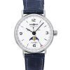 Zeppelin LZ129 Hindenburg Moon Phase Leather Strap 화이트 다이얼 쿼츠 80771 남성용 시계