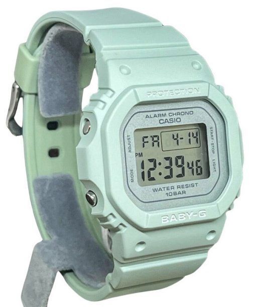 Casio Baby-G 디지털 그린 레진 스트랩 쿼츠 BGD-565SC-3 100M 여성용 시계