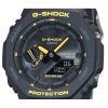 Casio G-Shock 주의 노란색 모바일 링크 아날로그 디지털 수지 스트랩 블랙 다이얼 Solar GA-B2100CY-1A 200M 남성용 시계