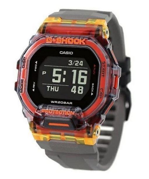 Casio G-Shock Move G-Squad Vital Bright 시리즈 모바일 링크 디지털 쿼츠 GBD-200SM-1A5 200M 남성용 시계