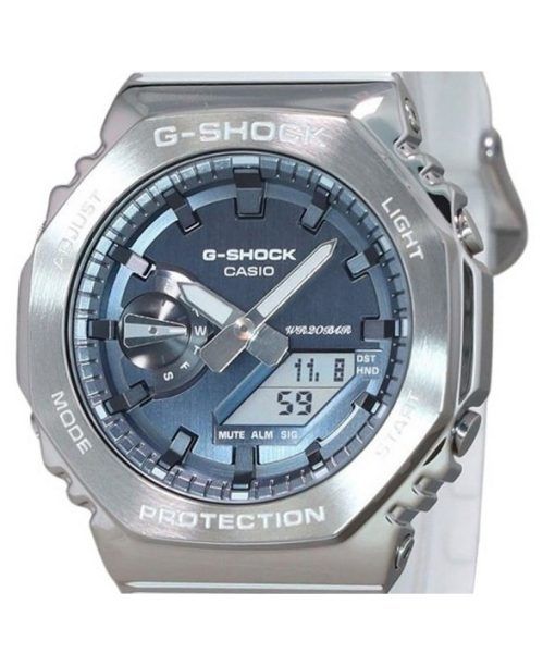 Casio G-Shock 시즌 컬렉션 2023 아날로그 디지털 그레이 다이얼 쿼츠 GM-2100WS-7A 200M 남성용 시계