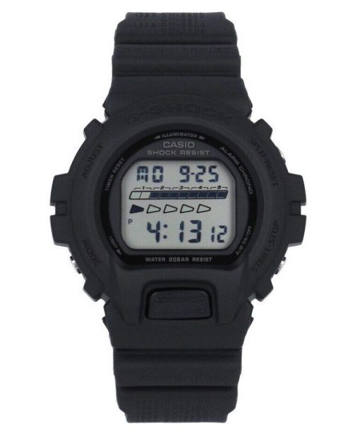 Casio G-Shock 40주년 기념 리마스터 블랙 한정판 디지털 쿼츠 DW-6640RE-1 200M 남성용 시계