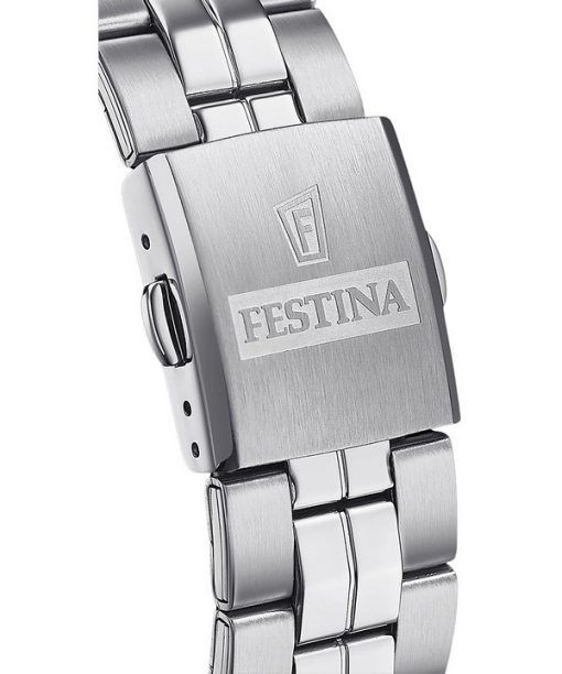 Festina Classics 스테인레스 스틸 블루 다이얼 쿼츠 F20437-3 남성용 시계