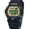 Casio G-Shock 10주년 기념 디지털 레진 스트랩 골드 다이얼 쿼츠 GD-350GB-1 200M 남성용 시계