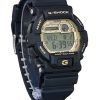 Casio G-Shock 10주년 기념 디지털 레진 스트랩 골드 다이얼 쿼츠 GD-350GB-1 200M 남성용 시계