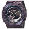 Casio G-Shock Milky Way Galaxy 한정판 멀티 컬러 다이얼 쿼츠 GM-2100MWG-1A 200M 남성용 시계