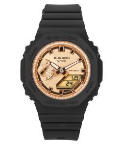 Casio G-Shock 아날로그 디지털 레진 스트랩 로즈 골드 다이얼 쿼츠 GMA-S2100MD-1A 200M 여성용 시계