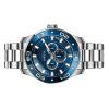 인빅타 프로 다이버 스쿠버 GMT 스테인레스 스틸 블루 다이얼 쿼츠 45757 100M 남성용 시계