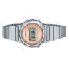 카시오 빈티지 디지털 스테인레스 스틸 로즈 골드 다이얼 쿼츠 LA700WE-4A 여성용 시계