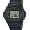 Casio Standard Green 디지털 천 스트랩 쿼츠 W-219HB-3AV 남성용 시계