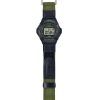 Casio Standard Green 디지털 천 스트랩 쿼츠 W-219HB-3AV 남성용 시계