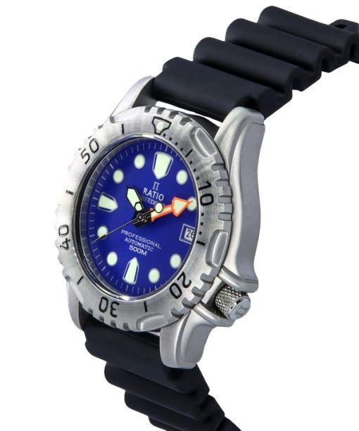 Ratio FreeDiver Professional 500M 사파이어 블루 다이얼 오토매틱 32GS202A-BLU 남성용 시계