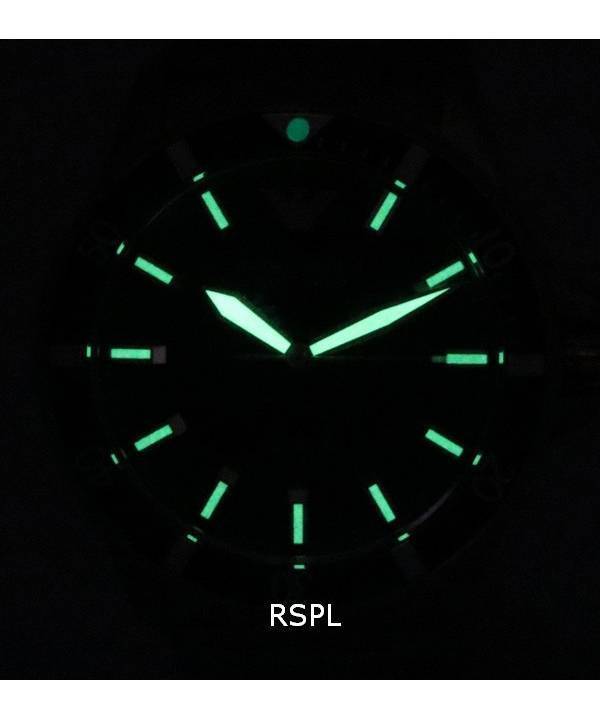 엠포리오 아르마니 메카니코 스테인리스 스틸 블루 다이얼 오토매틱 AR60059 100M 남성용 시계 2 엠포리오 아르마니 메카니코 스테인리스 스틸 블루 다이얼 오토매틱 AR60059 100M 남성용 시계