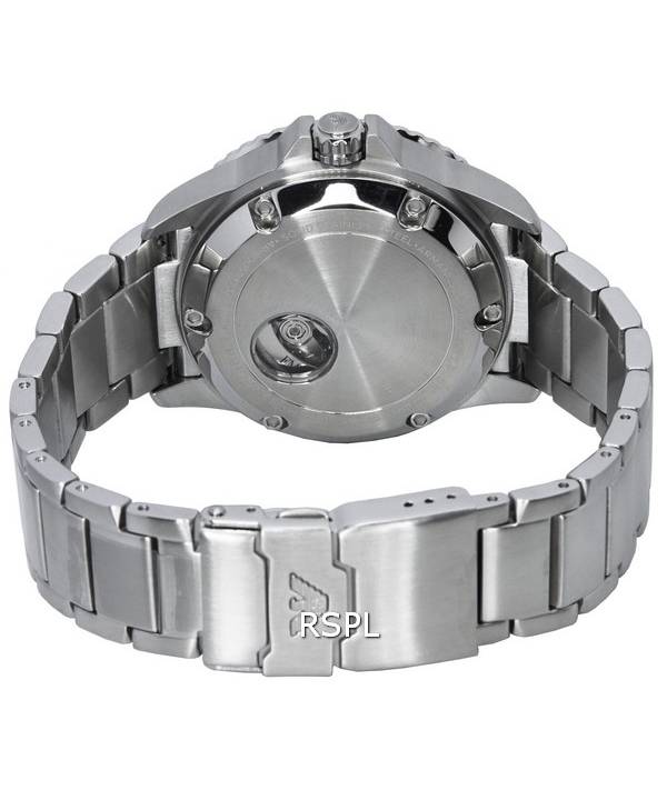 엠포리오 아르마니 메카니코 스테인리스 스틸 블루 다이얼 오토매틱 AR60059 100M 남성용 시계 4 엠포리오 아르마니 메카니코 스테인리스 스틸 블루 다이얼 오토매틱 AR60059 100M 남성용 시계