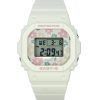 Casio Baby-G 레트로 플라워 필드 디지털 화이트 레진 스트랩 쿼츠 BGD-565RP-7 100M 여성용 시계