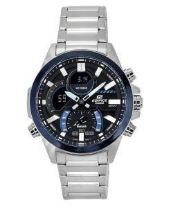 Casio Edifice 스마트폰 링크 아날로그 디지털 그레이 다이얼 쿼츠 ECB-30DB-1A 100M 남성용 시계