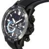 Casio Edifice Sospensione 스마트폰 링크 블루투스 아날로그 디지털 블랙 다이얼 쿼츠 ECB-40PB-1A 100M 남성용 시계