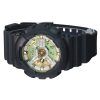 Casio G-Shock 아날로그 디지털 레진 스트랩 골드 다이얼 쿼츠 GA-110CD-1A9 200M 남성용 시계