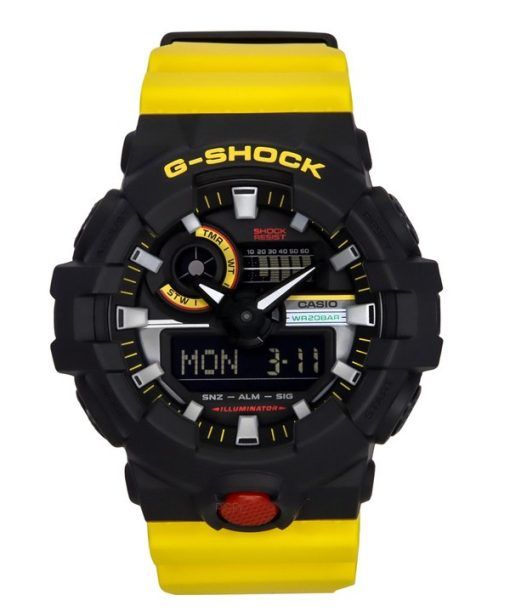 Casio G-Shock 믹스 테이프 아날로그 디지털 한정판 쿼츠 GA-700MT-1A9 200M 남성용 시계