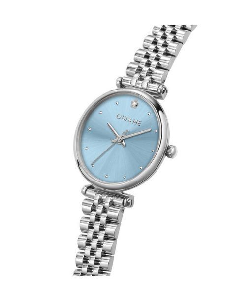 Oui &amp, Me Etoile 스테인레스 스틸 블루 다이얼 쿼츠 ME010293 여성용 시계