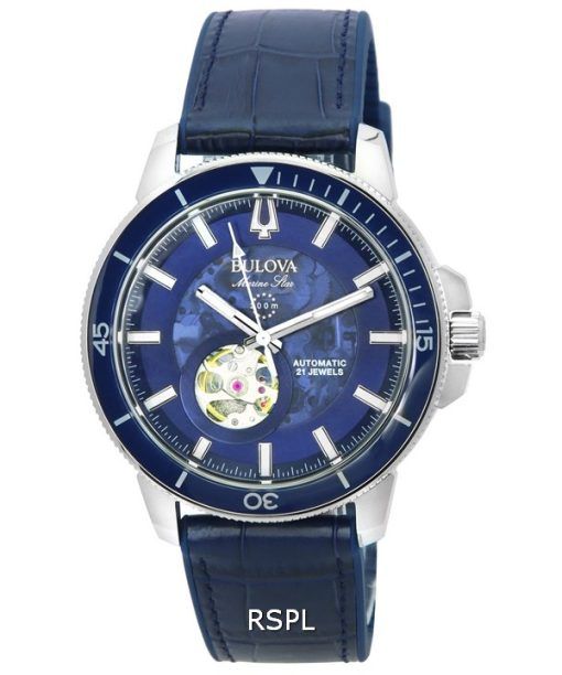 Bulova Maquina 크로노그래프 블랙 다이얼 블랙 스트랩 쿼츠 98B381 남성용 시계