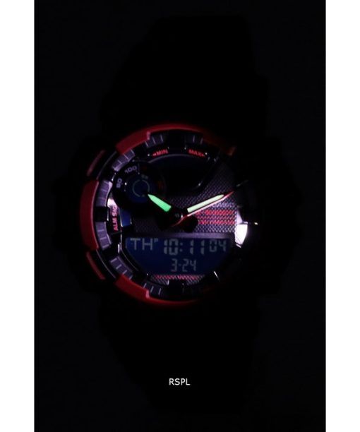 카시오 G-Shock G-Squad 아날로그 디지털 블랙 다이얼 GBA-900RD-4A GBA900RD-4 200M 남성용 시계