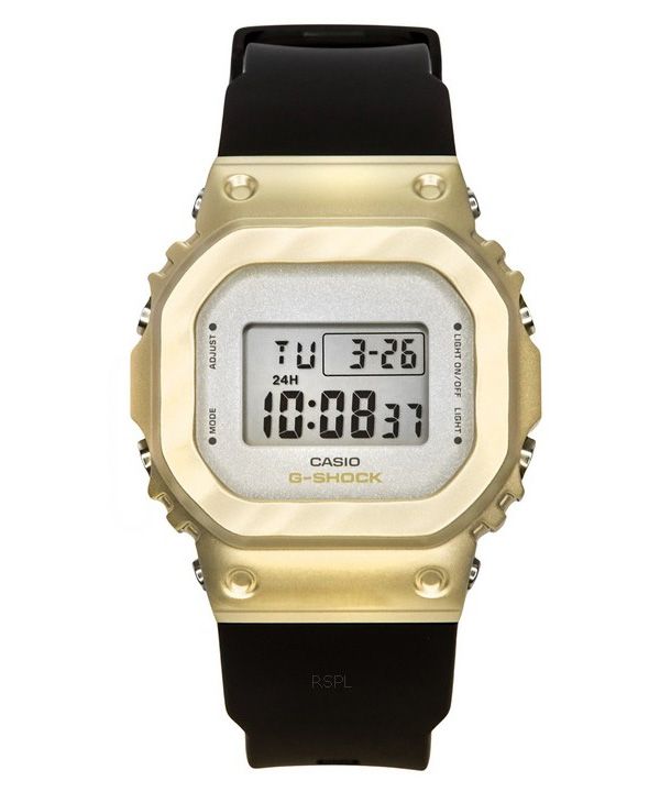 Casio G-Shock 디지털 레진 스트랩 쿼츠 GM-S5600BC-1 200M 여성용 시계